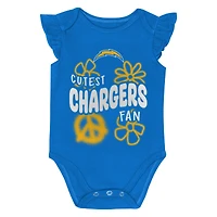 Ensemble deux pièces pour nouveau-né et nourrisson Outerstuff Los Angeles Chargers The Sunshine