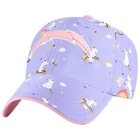Casquette ajustable « Licorne » pour filles de l'école maternelle « 47 » lavande des Chargers de Los Angeles