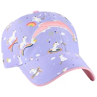 Casquette ajustable « Licorne » pour filles de l'école maternelle « 47 » lavande des Chargers de Los Angeles
