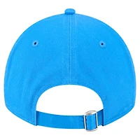 Girls Youth New Era  Powder Blue Los Angeles Chargers Cheer 9TWENTY Adjustable Hat
