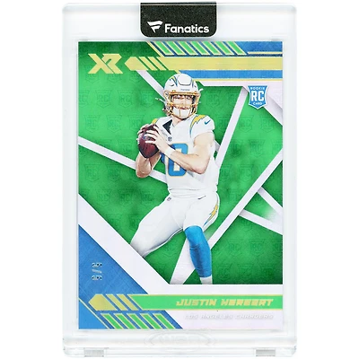 Justin Herbert Los Angeles Chargers 2020 Panini Xr Green #103 #5/5 Rookie Card
