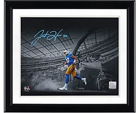 Justin Herbert Los Angeles Chargers Autographed 11" x 14" Tunnel Entrance Spotlight Photograph