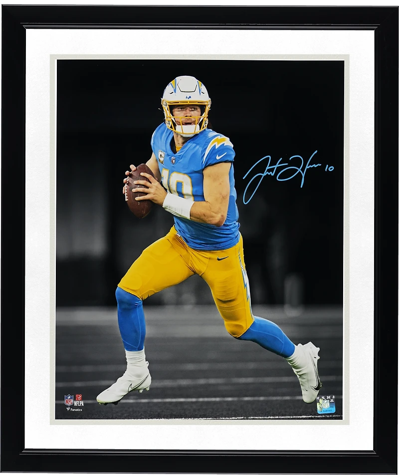 Justin Herbert Los Angeles Chargers Autographed 16" x 20" Spotlight Photograph