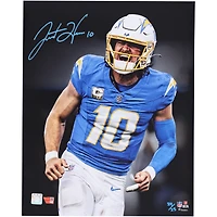 Photo dédicacée de Justin Herbert (Los Angeles Chargers) - 40,6 x 50,8 cm (édition limitée à 25 exemplaires)