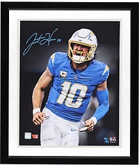 Justin Herbert Los Angeles Chargers Autographed 16" x 20" Unleashed Photograph - Limited Edition of 25