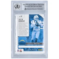 Justin Herbert Los Angeles Chargers Autographed 2020 Panini Absolute #167 BAS Authenticated 10 Rookie Card
