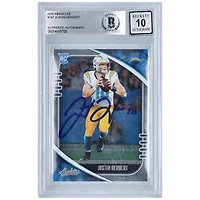 Justin Herbert Los Angeles Chargers Autographed 2020 Panini Absolute #167 BAS Authenticated 10 Rookie Card