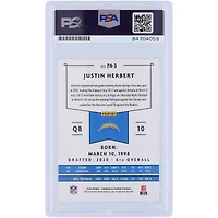 Justin Herbert Los Angeles Chargers Autographed 2020 Panini Chronicles #PA-3 PSA Authenticated 10 Rookie Card