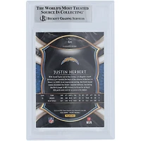 Justin Herbert Los Angeles Chargers Autographed 2020 Panini Select Light Blue Ink #44 Beckett Fanatics Witnessed Authenticated Rookie Card