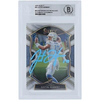 Justin Herbert Los Angeles Chargers Autographed 2020 Panini Select Light Blue Ink #44 Beckett Fanatics Witnessed Authenticated Rookie Card