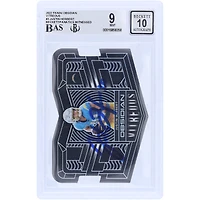 Justin Herbert Los Angeles Chargers Autographed 2022 Panini Obsidian Vitreous #VTS-JHE #78/99 Beckett Fanatics Witnessed Authenticated 9/10 Card 