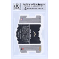 Justin Herbert Los Angeles Chargers Autographed 2022 Panini Obsidian Vitreous #VTS-JHE #78/99 Beckett Fanatics Witnessed Authenticated 9/10 Card 