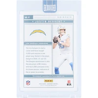 Carte autographiée de Justin Herbert (Los Angeles Chargers) - Panini Eminence 2024 n° 4, n° 3/10