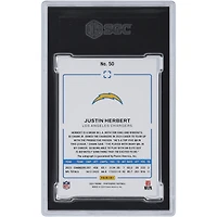 Justin Herbert Los Angeles Chargers Autographed 2024 Panini Photogenic Red Autograph #50 #10/10 SGC Authenticated 8.5/10 Card