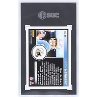 Justin Herbert Los Angeles Chargers Autographed 2024 Panini Zenith No Huddle #54 SGC Authenticated 9/10 Card