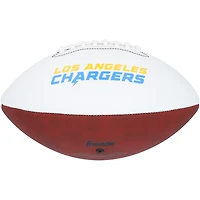 Justin Herbert Los Angeles Chargers Autographed Franklin White Panel Football with "2020 OROY" Inscription