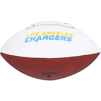 Justin Herbert Los Angeles Chargers Autographed Franklin White Panel Football