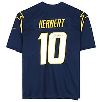 Justin Herbert Los Angeles Chargers Autographed Navy Nike Limited Jersey 