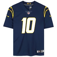 Justin Herbert Los Angeles Chargers Autographed Navy Nike Limited Jersey 