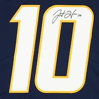 Justin Herbert Los Angeles Chargers Autographed Navy Nike Limited Jersey 