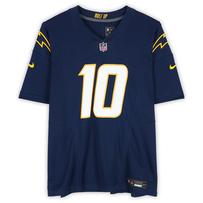 Justin Herbert Los Angeles Chargers Autographed Nike Navy Alternate Game Jersey  