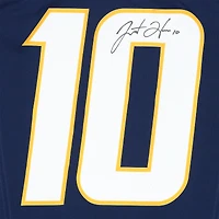 Justin Herbert Los Angeles Chargers Autographed Nike Navy Alternate Game Jersey  