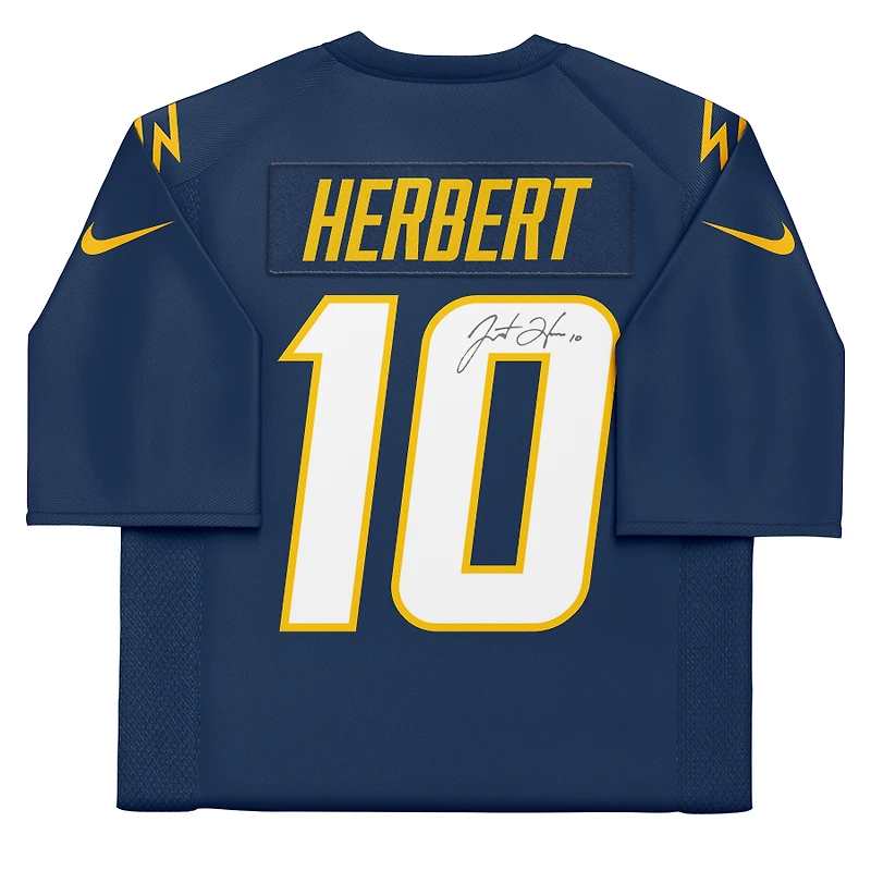 Justin Herbert Los Angeles Chargers Autographed Nike Navy Alternate Game Jersey  