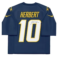 Justin Herbert Los Angeles Chargers Autographed Nike Navy Alternate Game Jersey  