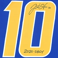 Justin Herbert Los Angeles Chargers Autographed Nike Royal Vapor F.U.S.E. Limited Jersey with "2020 OROY" Inscription 