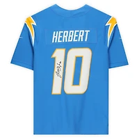 Justin Herbert Los Angeles Chargers Autographed Powder Blue Nike Limited Jersey