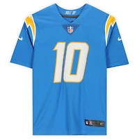 Justin Herbert Los Angeles Chargers Maillot Nike Limité Bleu Poudre Autographié