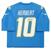 Justin Herbert Los Angeles Chargers Maillot Nike Limité Bleu Poudre Autographié