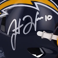 Justin Herbert Los Angeles Chargers Autographed Riddell 1974-87 Throwback Speed Mini Helmet