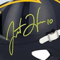 Justin Herbert Los Angeles Chargers Autographed Riddell 2025 Alternate Speed Replica Helmet