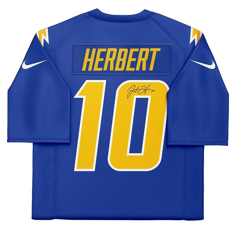 Justin Herbert Los Angeles Chargers Autographed Royal Nike Vapor F.U.S.E. Limited Jersey