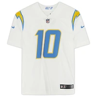 Justin Herbert Los Angeles Chargers Autographed White Nike Limited Jersey