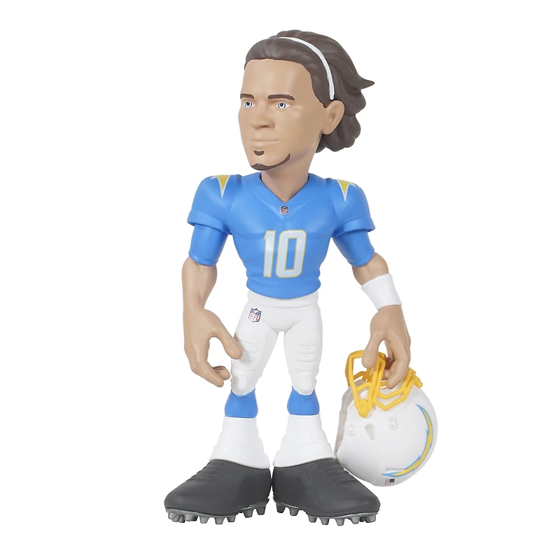 Figurine en vinyle Justin Herbert Los Angeles Chargers série 3 GameChanger 6" - Recherchez des variantes de couleurs unies rares
