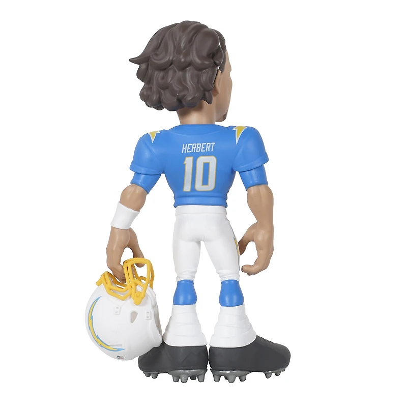 Figurine en vinyle Justin Herbert Los Angeles Chargers série 3 GameChanger 6" - Recherchez des variantes de couleurs unies rares
