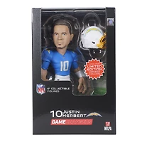 Figurine en vinyle Justin Herbert Los Angeles Chargers série 3 GameChanger 6" - Recherchez des variantes de couleurs unies rares