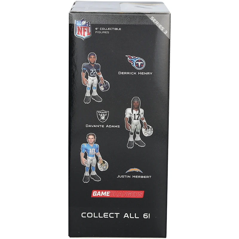 Justin Herbert Los Angeles Chargers smALL-STARS Series 3 GameChangers Rare Solid Color Variant 6" Vinyl Figurine