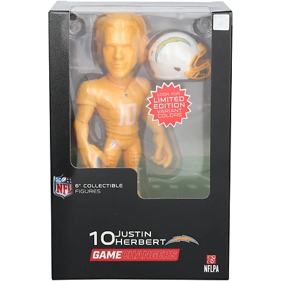 Justin Herbert Los Angeles Chargers smALL-STARS Series 3 GameChangers Rare Solid Color Variant 6" Vinyl Figurine 