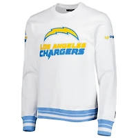 LA Chargers Pro Standard Blanc Mash Up Sweat à capuche épais