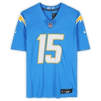 Ladd McConkey Los Angeles Chargers Autographed Powder Blue Nike Vapor F.U.S.E. Limited Jersey