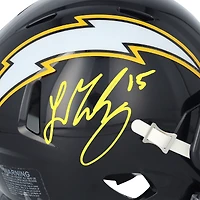 Ladd McConkey Los Angeles Chargers Autographed Riddell 2025 Alternate Speed Mini Helmet