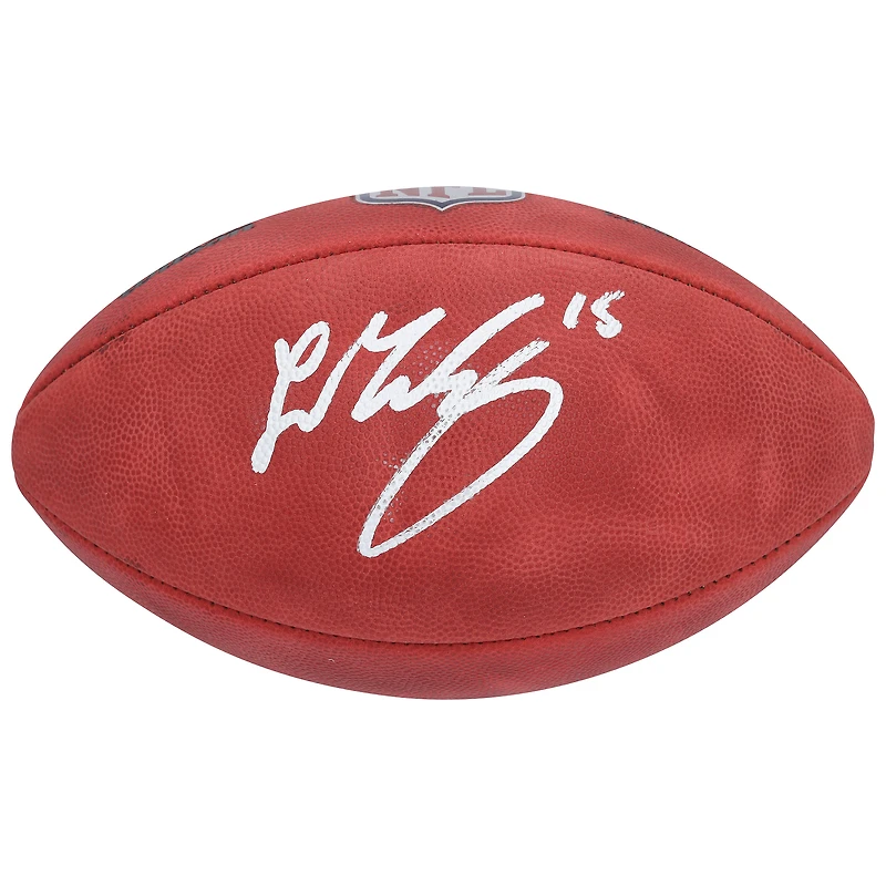 Ladd McConkey Los Angeles Chargers Autographed Wilson Duke Full Color Football