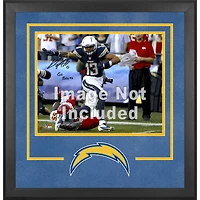 Cadre photo horizontal de luxe Los Angeles Chargers 16'' x 20'' avec logo de l'équipe