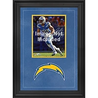 Cadre photo vertical de luxe 8'' x 10'' Los Angeles Chargers avec logo de l'équipe