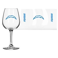 Logo des Chargers de Los Angeles 12oz. Verre à vin à pied