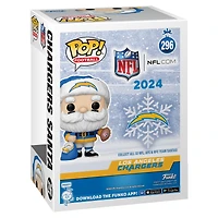 Figurine en vinyle exclusive Fanatics 2024 du Père Noël des Chargers de Los Angeles Funko Pop!