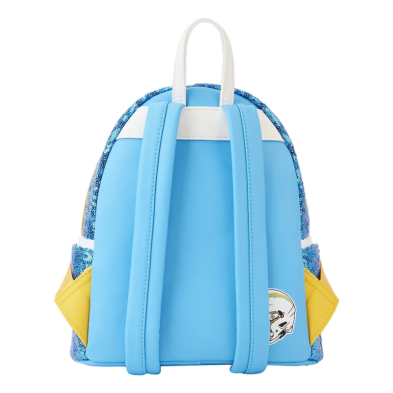 Loungefly Los Angeles Chargers Sequin Mini Backpack